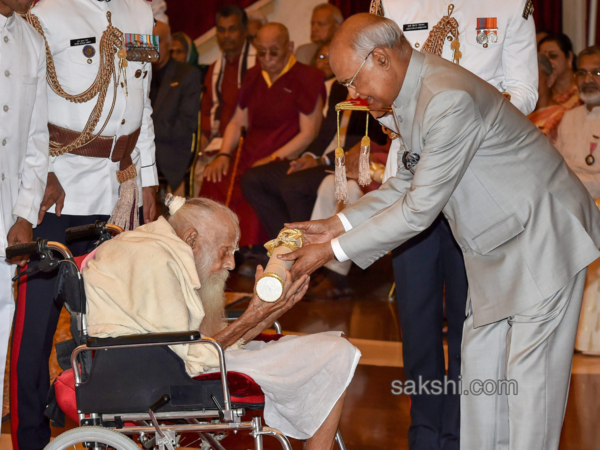 President Kovind confers the Padma Awards at Rashtrapati Bhavan - Sakshi13