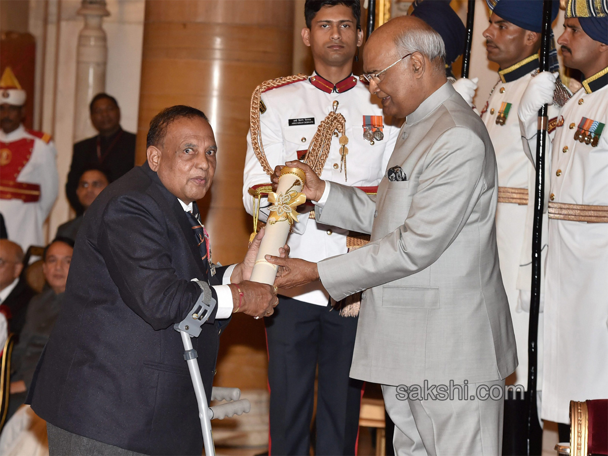 President Kovind confers the Padma Awards at Rashtrapati Bhavan - Sakshi17