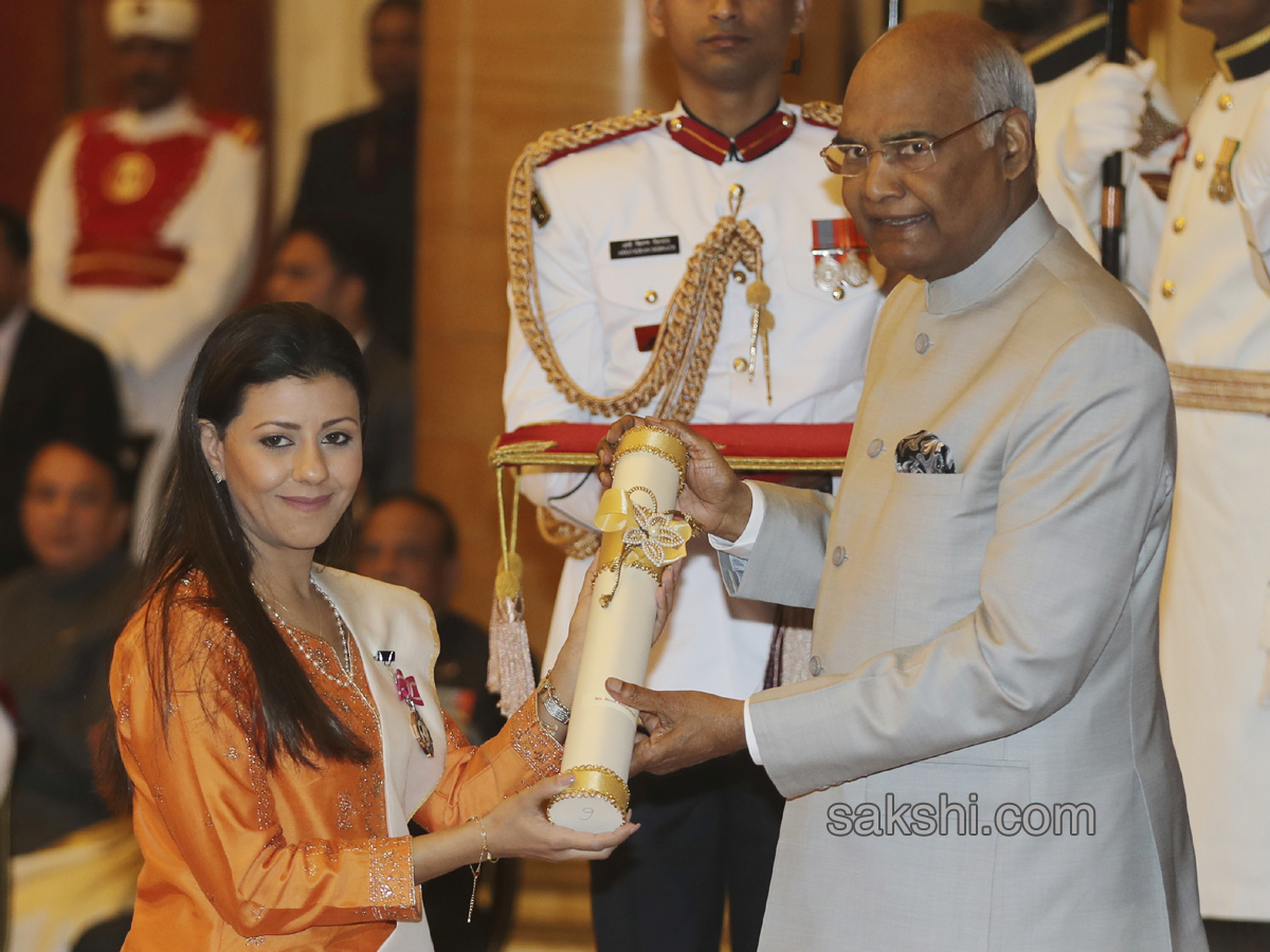 President Kovind confers the Padma Awards at Rashtrapati Bhavan - Sakshi5