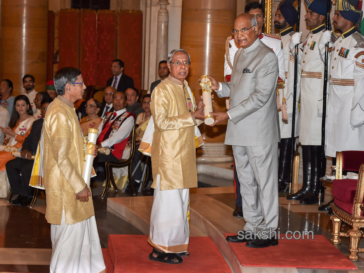 President Kovind confers the Padma Awards at Rashtrapati Bhavan - Sakshi8