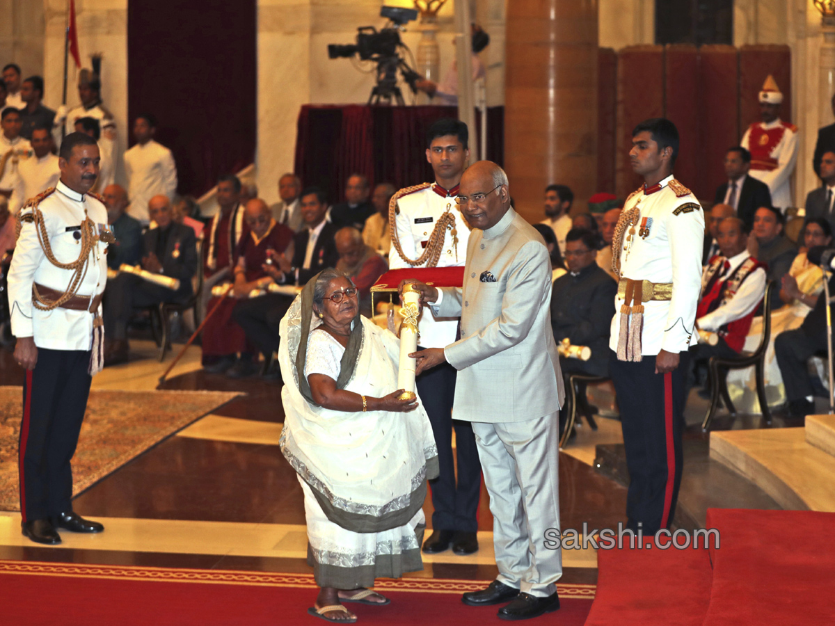 President Kovind confers the Padma Awards at Rashtrapati Bhavan - Sakshi9