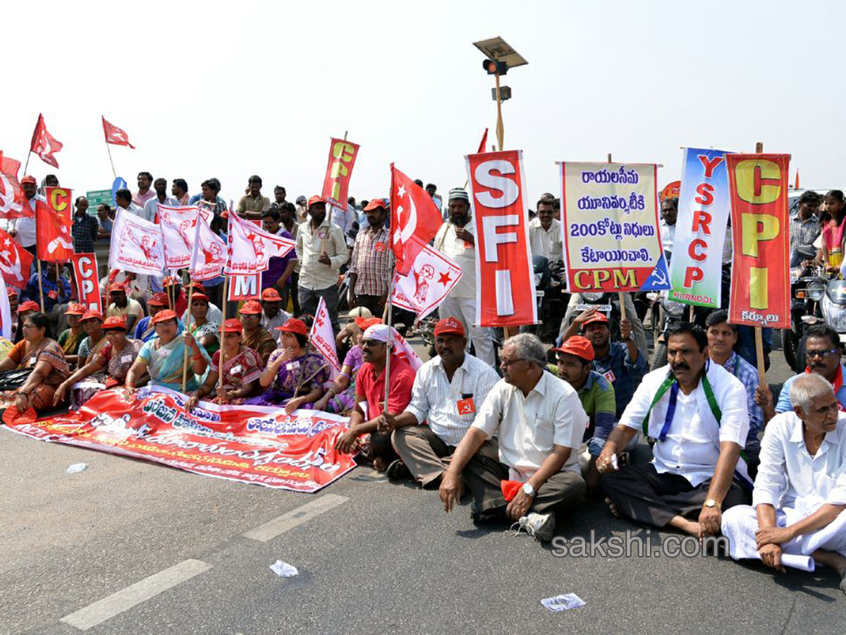 National highways blockade special status - Sakshi30