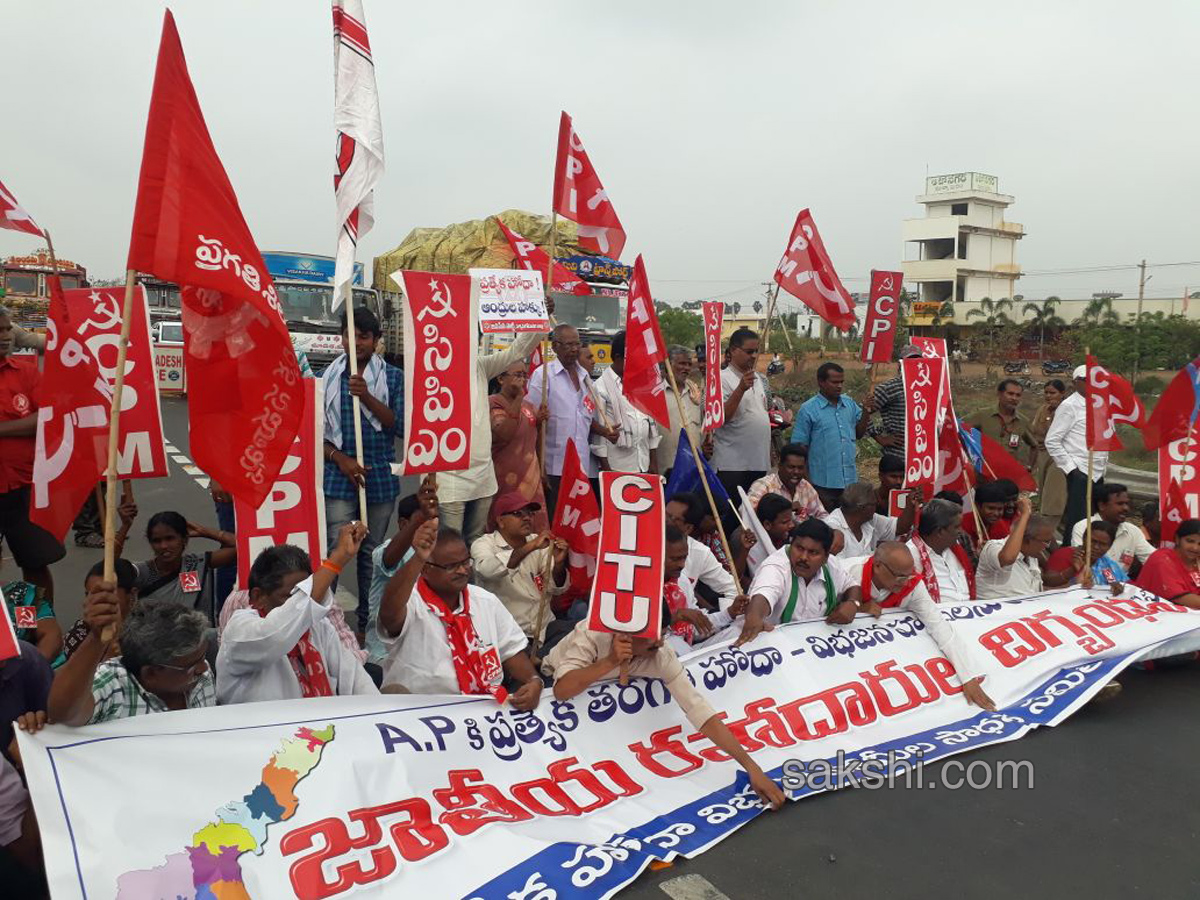 National highways blockade special status - Sakshi15