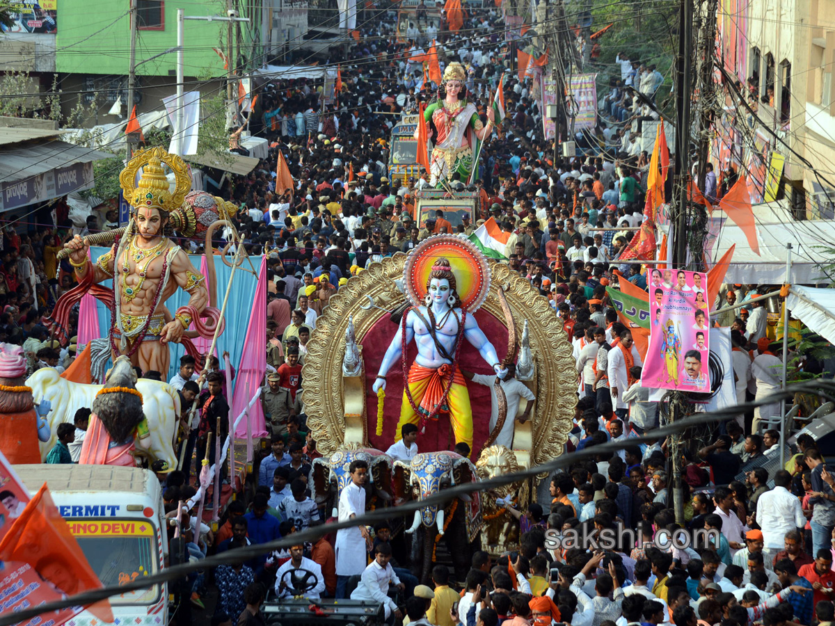 Sri Rama Navami Shobha Yatra in Hyderabad - Sakshi1