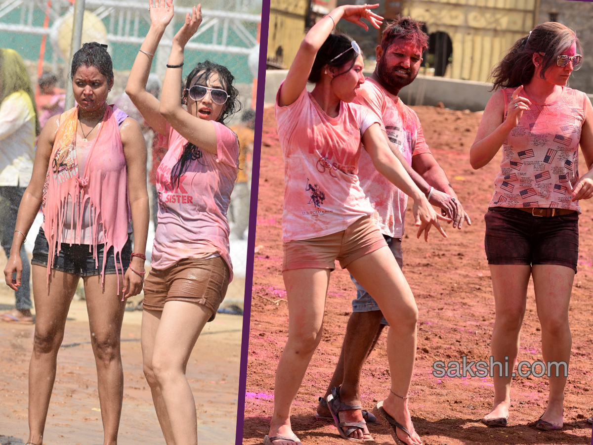 Holi celebrations in hyderabad - Sakshi4