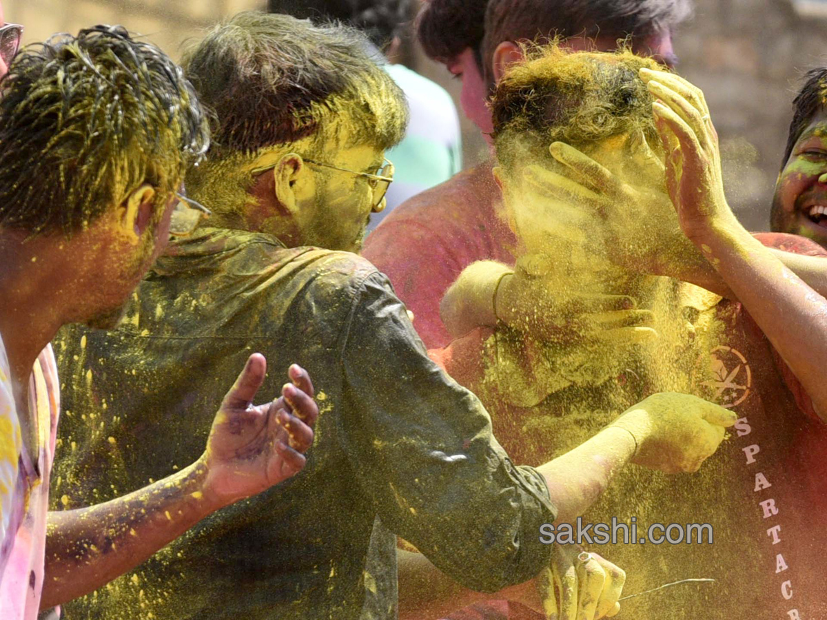 Holi celebrations in hyderabad - Sakshi5