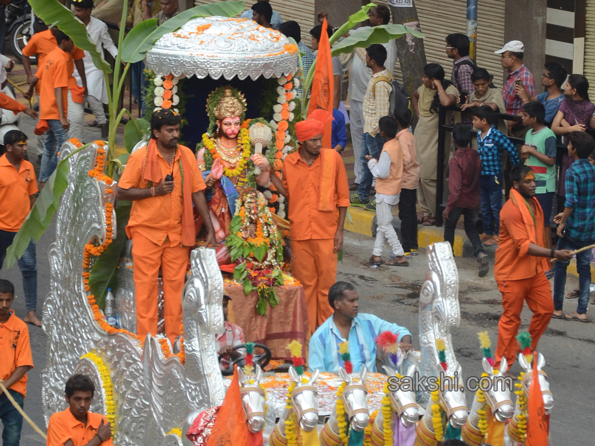 Hanuman Shobha Yatra in Hyderabad - Sakshi7