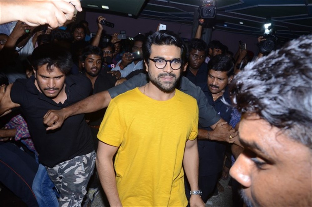 Ram Charan Watching Rangasthalam Sudarshan Theatre Photos - Sakshi9