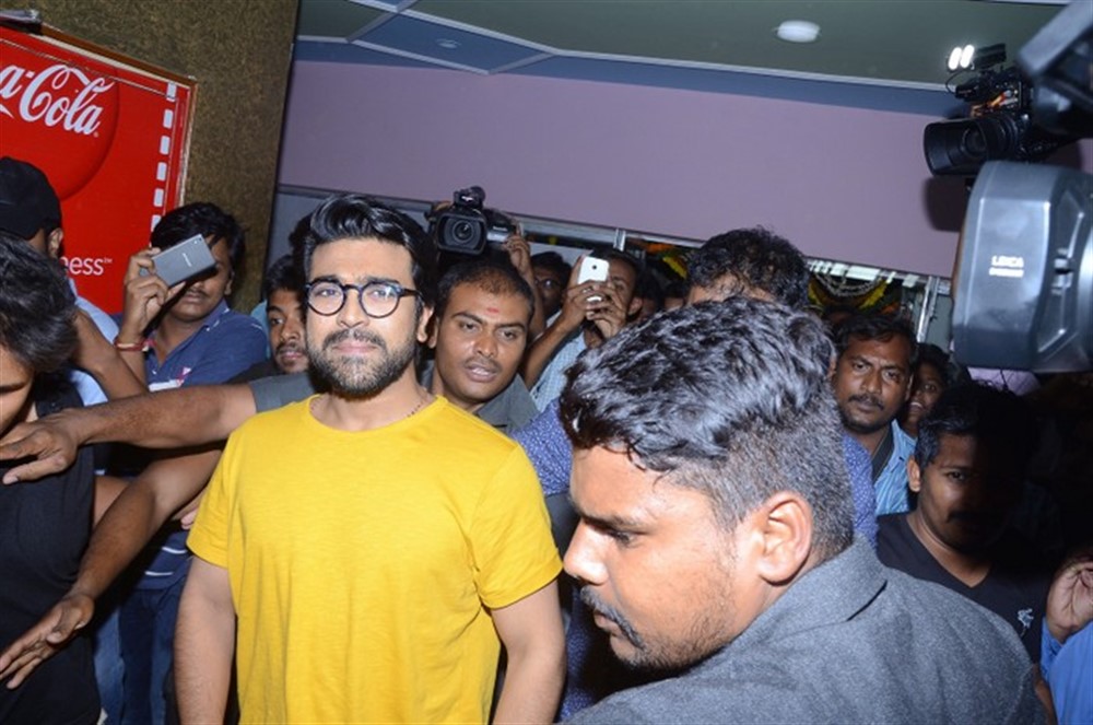 Ram Charan Watching Rangasthalam Sudarshan Theatre Photos - Sakshi3