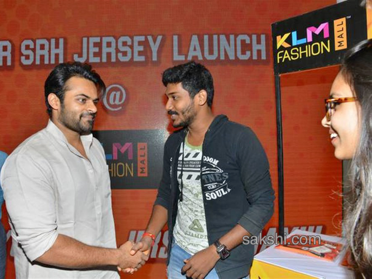 Sai Dharam Tej Sunrisers Hyderabad Jersey Launch - Sakshi6