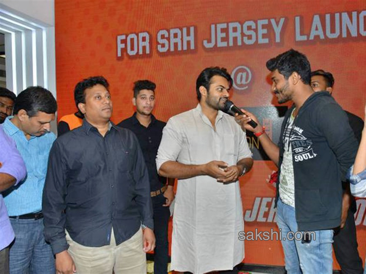 Sai Dharam Tej Sunrisers Hyderabad Jersey Launch - Sakshi9