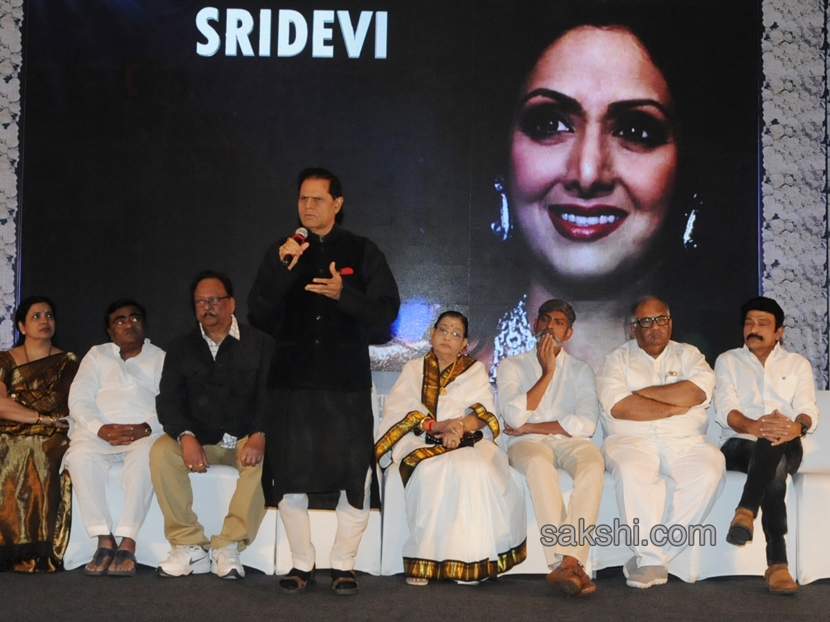 Bollywood legend Sridevi Mourning Meeting - Sakshi5