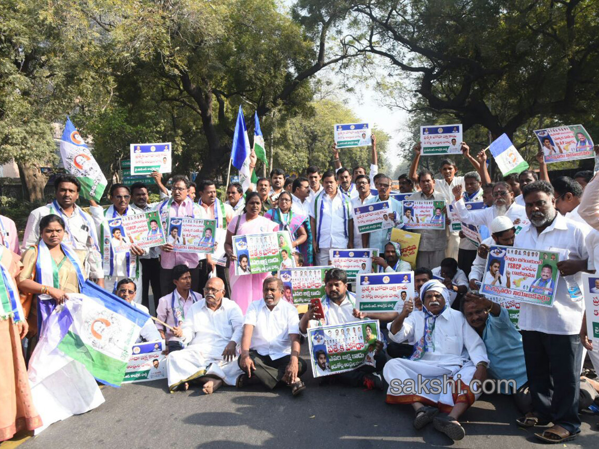 Ysrcp protests delhi demanding special status ap - Sakshi4