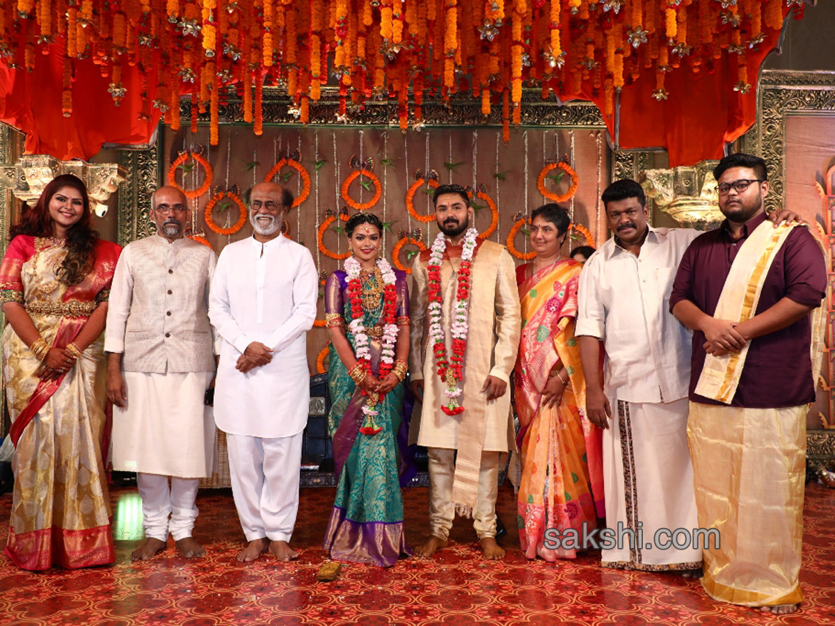 Actor Parthiepans daughter Keerthana weds editor Sreekar Prasads son Akshay Akkineni - Sakshi1