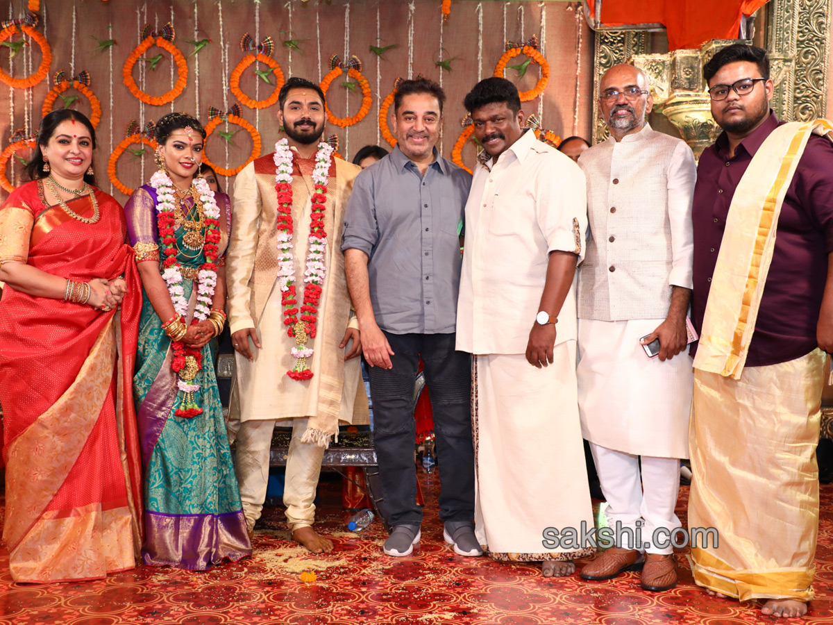 Actor Parthiepans daughter Keerthana weds editor Sreekar Prasads son Akshay Akkineni - Sakshi2