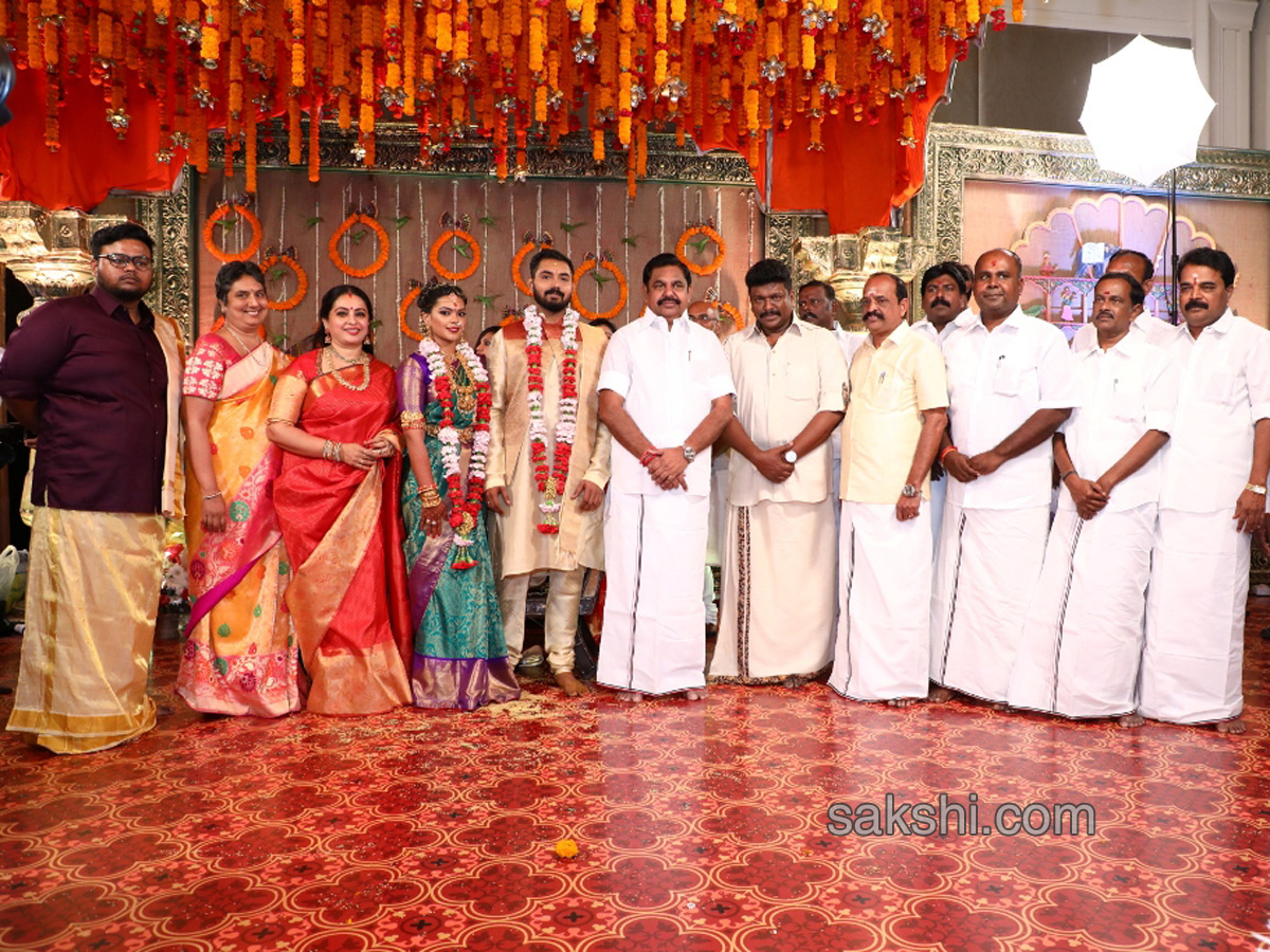 Actor Parthiepans daughter Keerthana weds editor Sreekar Prasads son Akshay Akkineni - Sakshi3