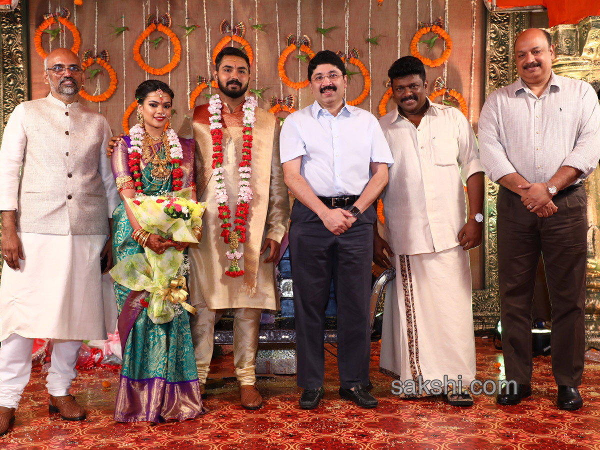 Actor Parthiepans daughter Keerthana weds editor Sreekar Prasads son Akshay Akkineni - Sakshi8