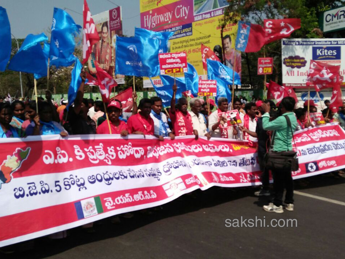 Andhra pradesh bandh in AP Special Status  - Sakshi36