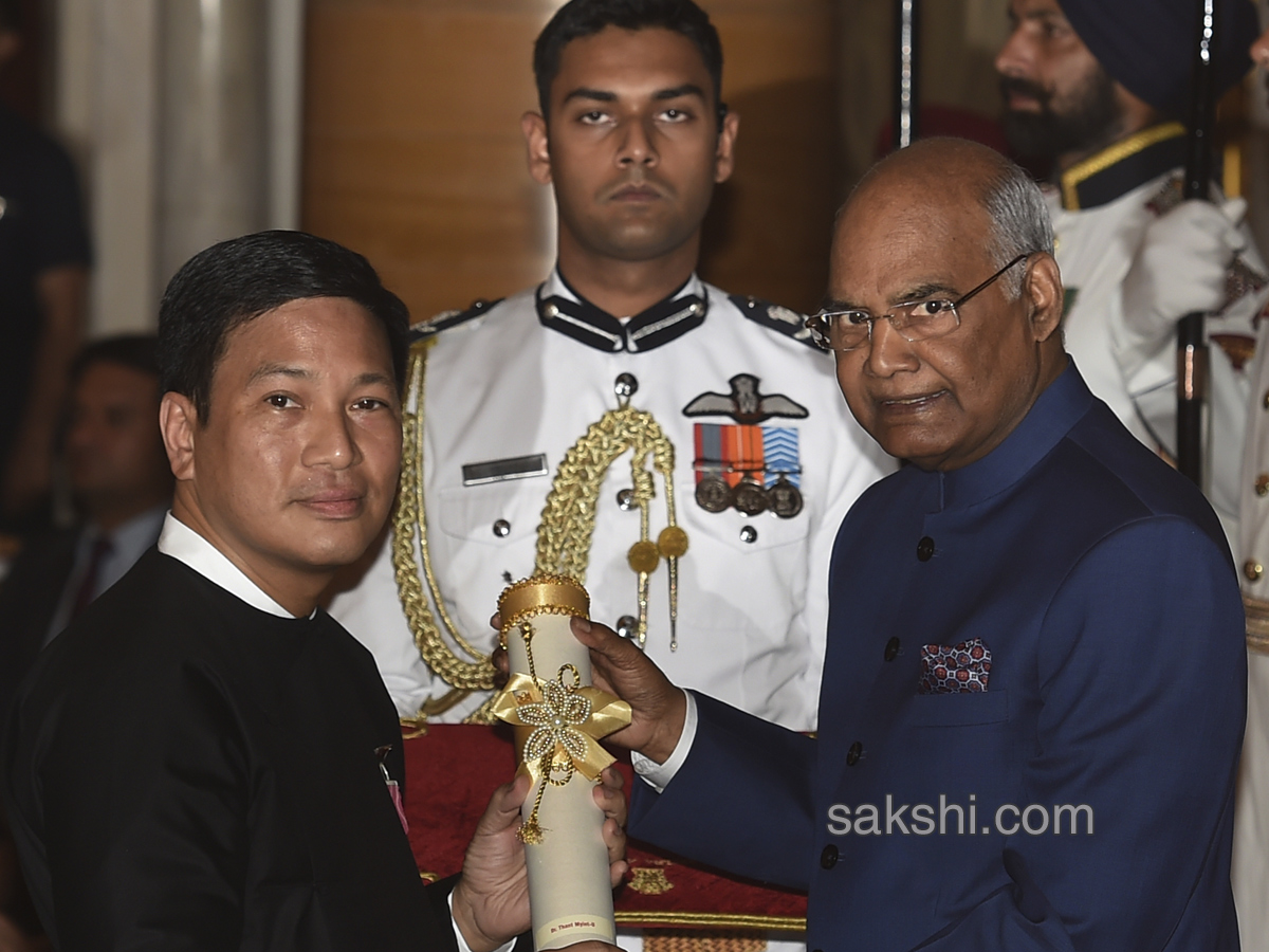 Padma Award 2018 at Rashtrapati Bhavan in New Delhi - Sakshi10