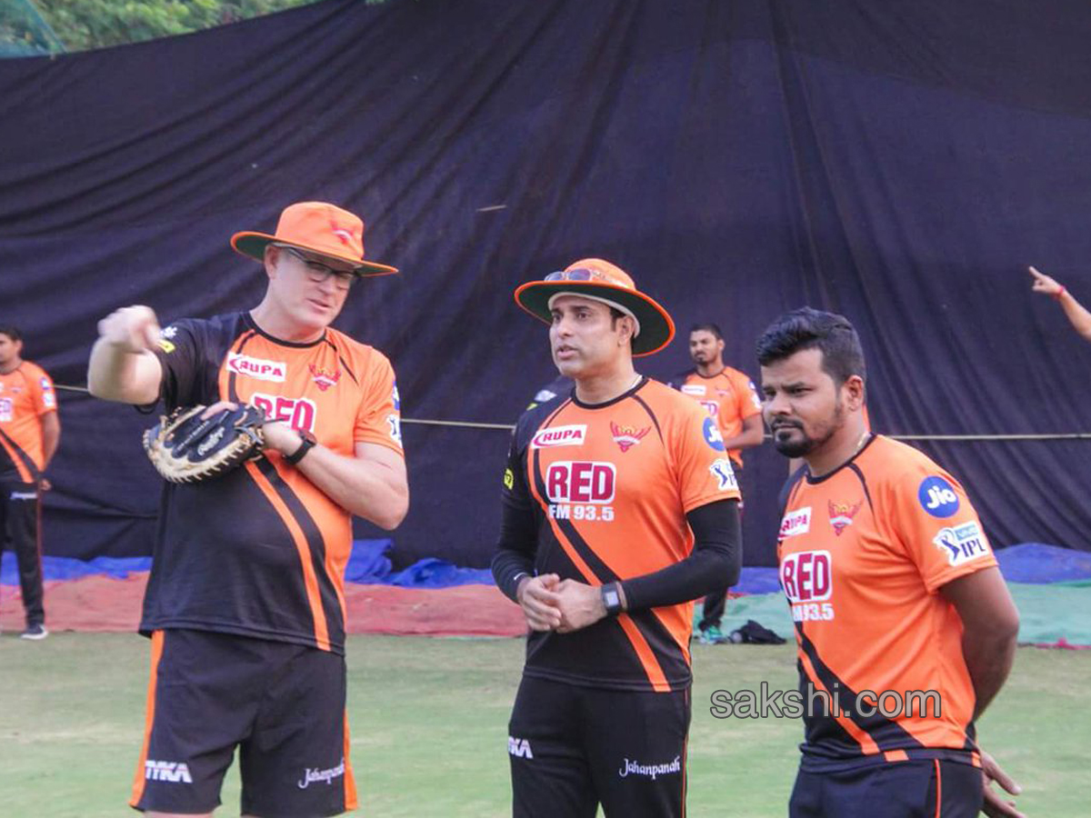 Sunrisers Hyderabad team practice session - Sakshi2