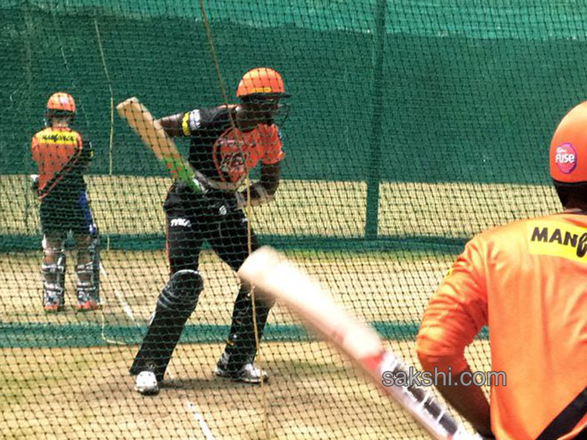 Sunrisers Hyderabad team practice session - Sakshi3