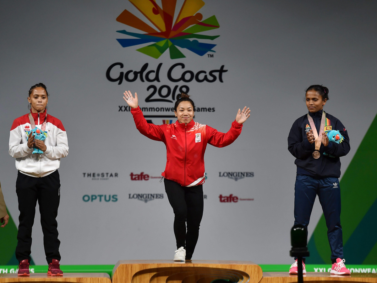 Weightlifter Mirabai Chanu wins gold medal in Commonwealth Games 2018 - Sakshi3