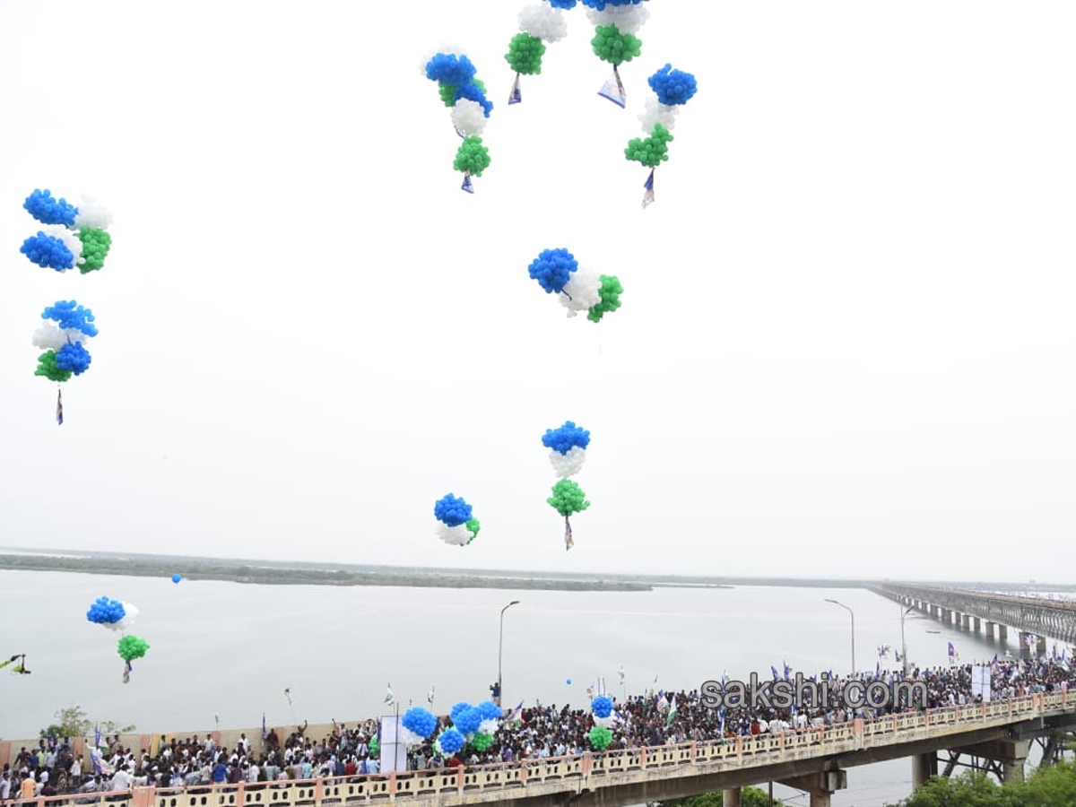 YS Jagan Padayatra On Rajahmundry Bridge Photo Gallery - Sakshi3