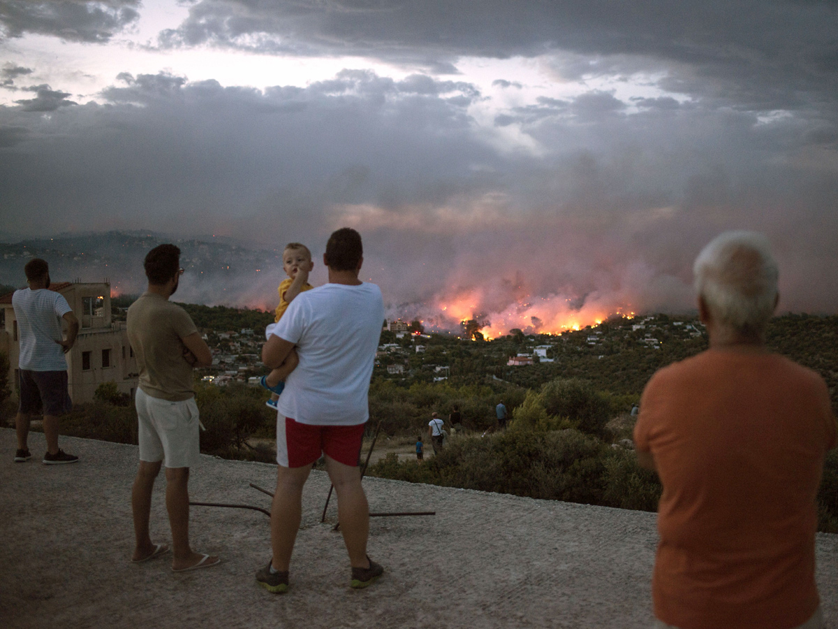 Greece wildfires: Dozens dead in Attica region Photo Gallery - Sakshi16