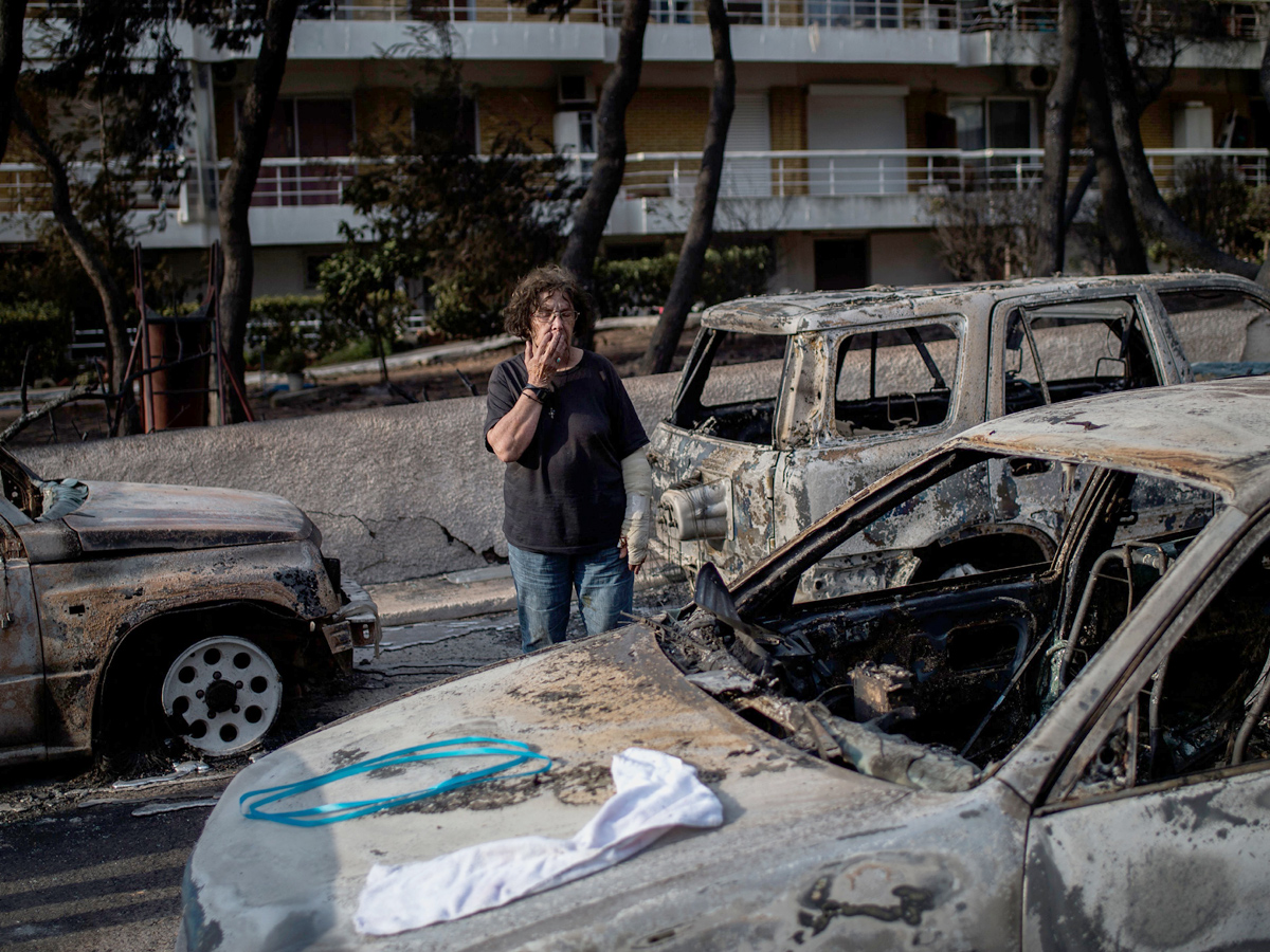 Greece wildfires: Dozens dead in Attica region Photo Gallery - Sakshi6