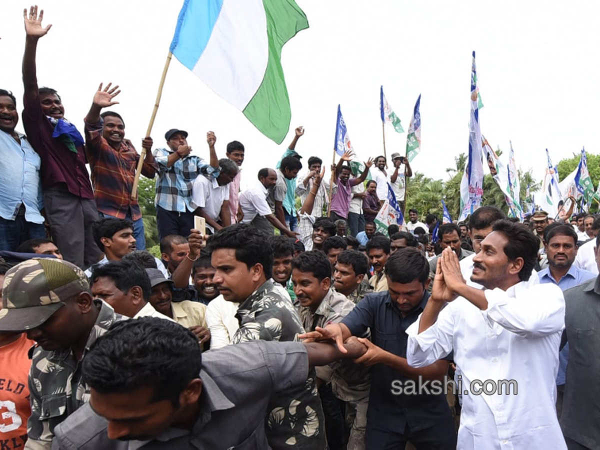 YS Jagan PrajaSankalpaYatra Day 204 Starts from Kajuluru - Sakshi8