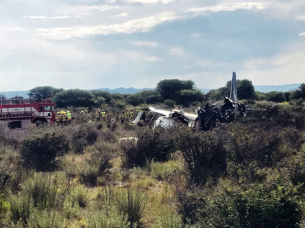 Aeromexico Plane Crashes in Mexico Photo Gallery - Sakshi7