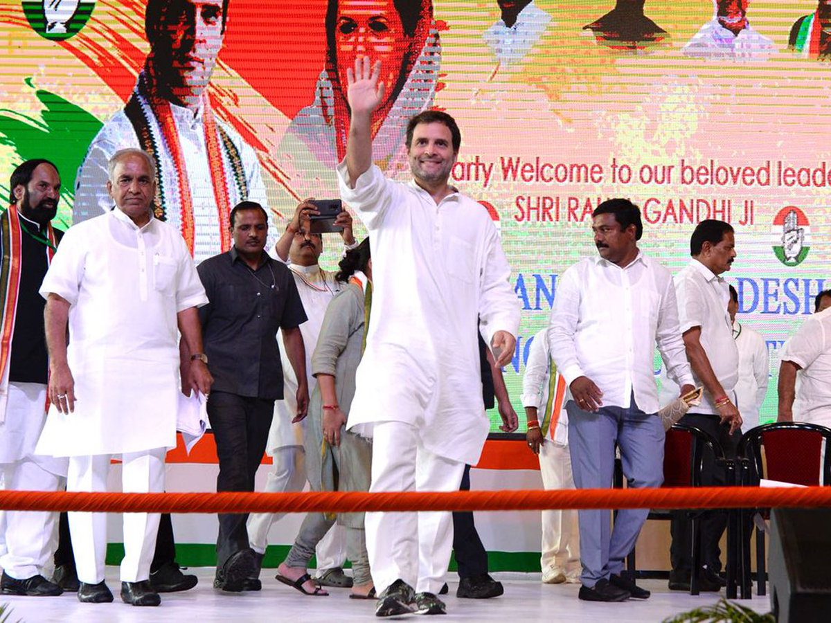 Congress President Rahul Gandhi Visit to Hyderabad Photo Gallery - Sakshi1