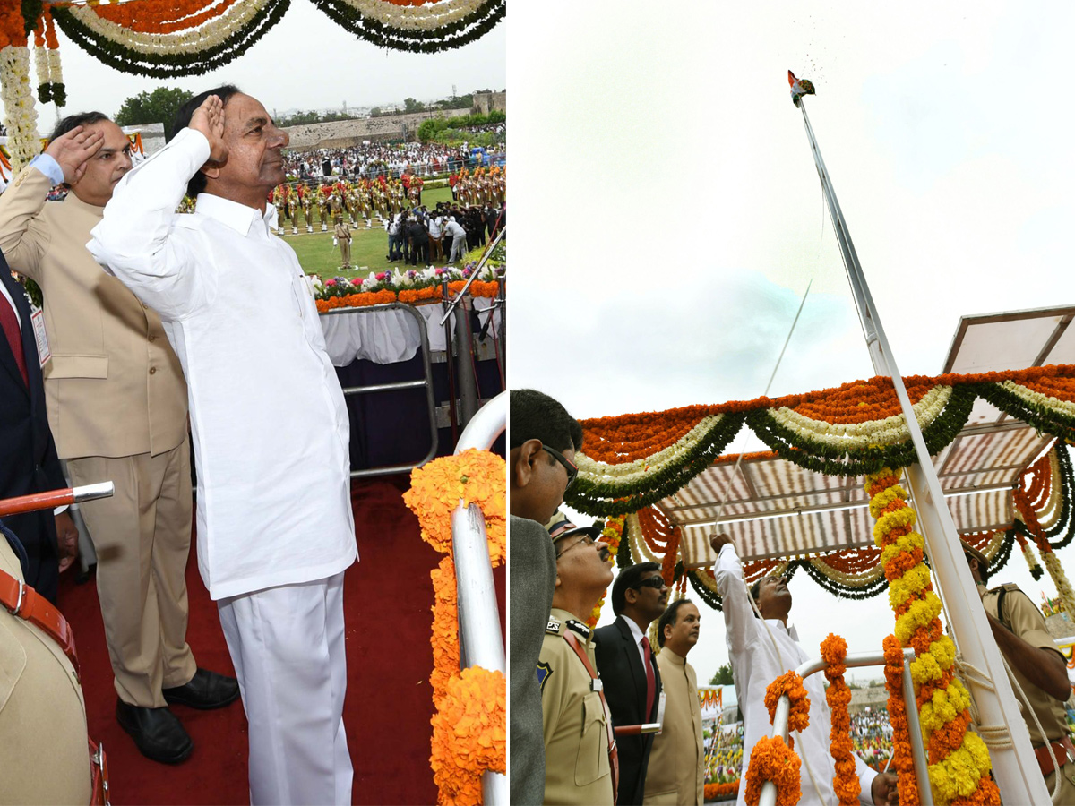 Independence Day Celebrations 2018 at Golconda Fort - Sakshi1