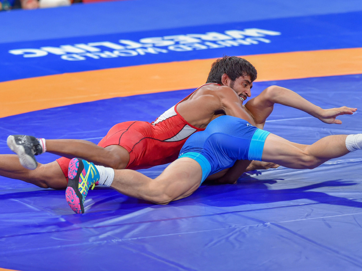 Indian Wrestler Bajrang Punia Wins Gold at Asian Games 2018 - Sakshi10