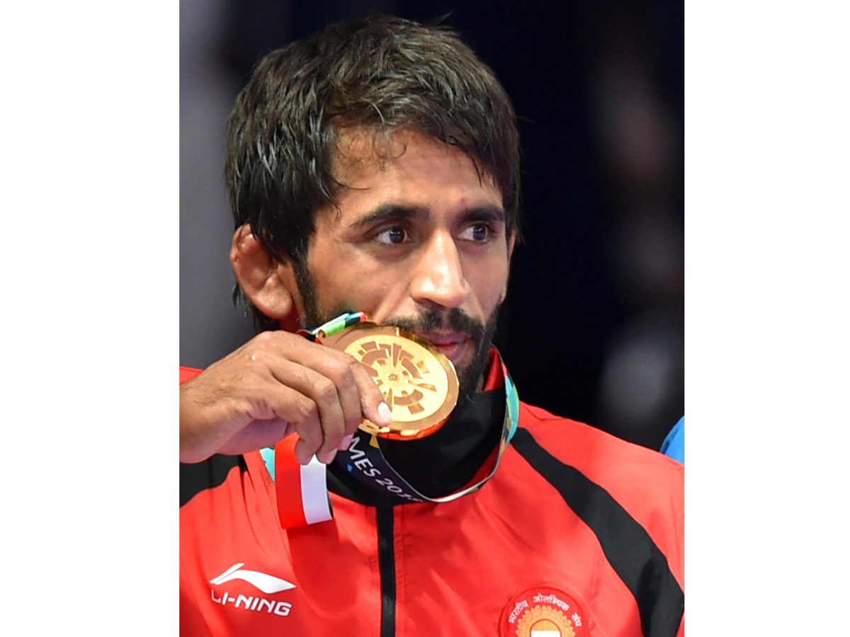 Indian Wrestler Bajrang Punia Wins Gold at Asian Games 2018 - Sakshi11