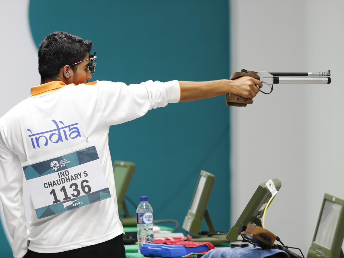 Asian Games 2018 Shooter Saurabh Chaudhary wins gold Photo Gallery - Sakshi2