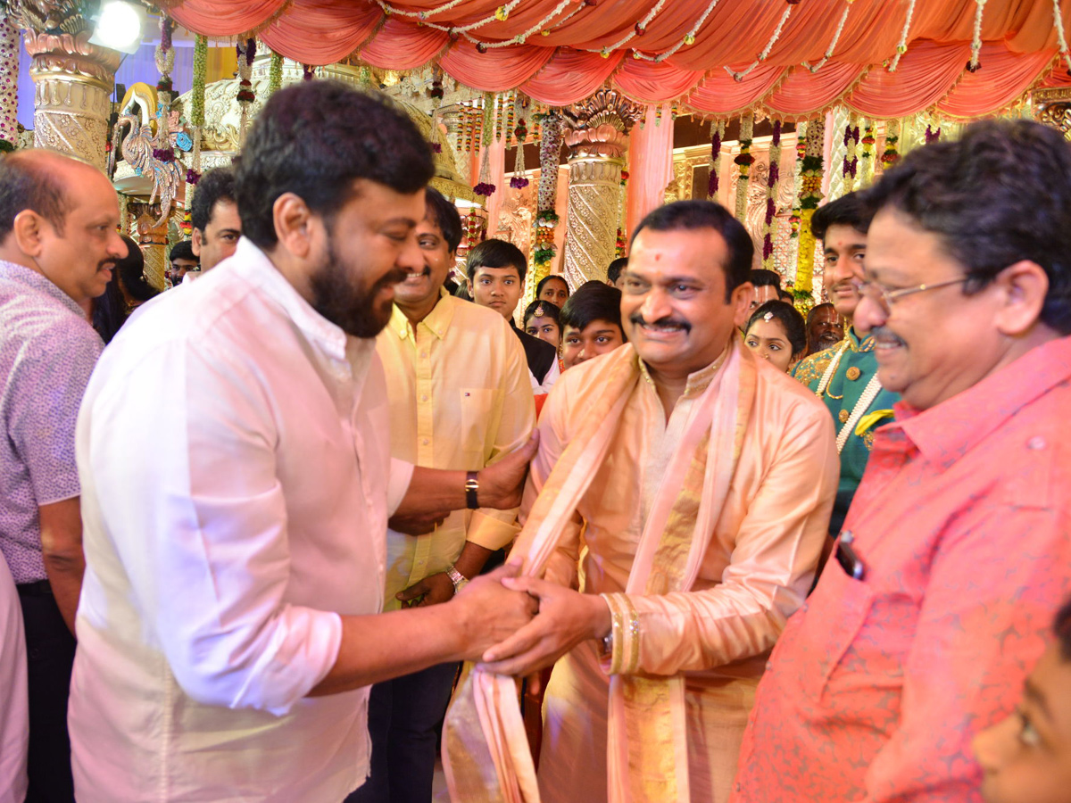 Celebs at Bandla Ganesh Brother Daughter Wedding Photo Gallery - Sakshi3