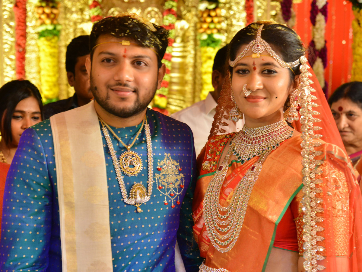 Celebs at Bandla Ganesh Brother Daughter Wedding Photo Gallery - Sakshi4