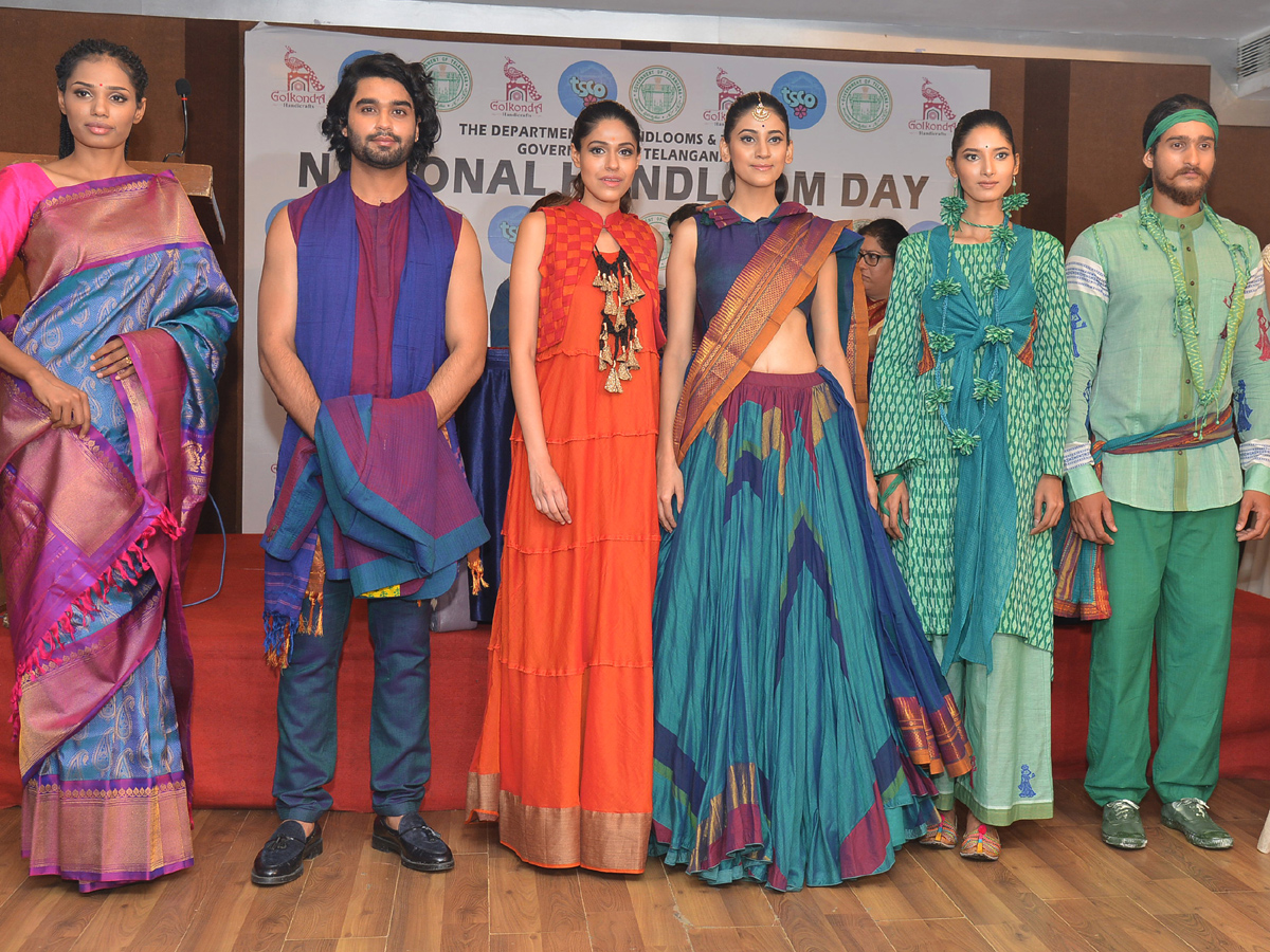 National Handloom Day Celebration in Hyderabad - Sakshi1