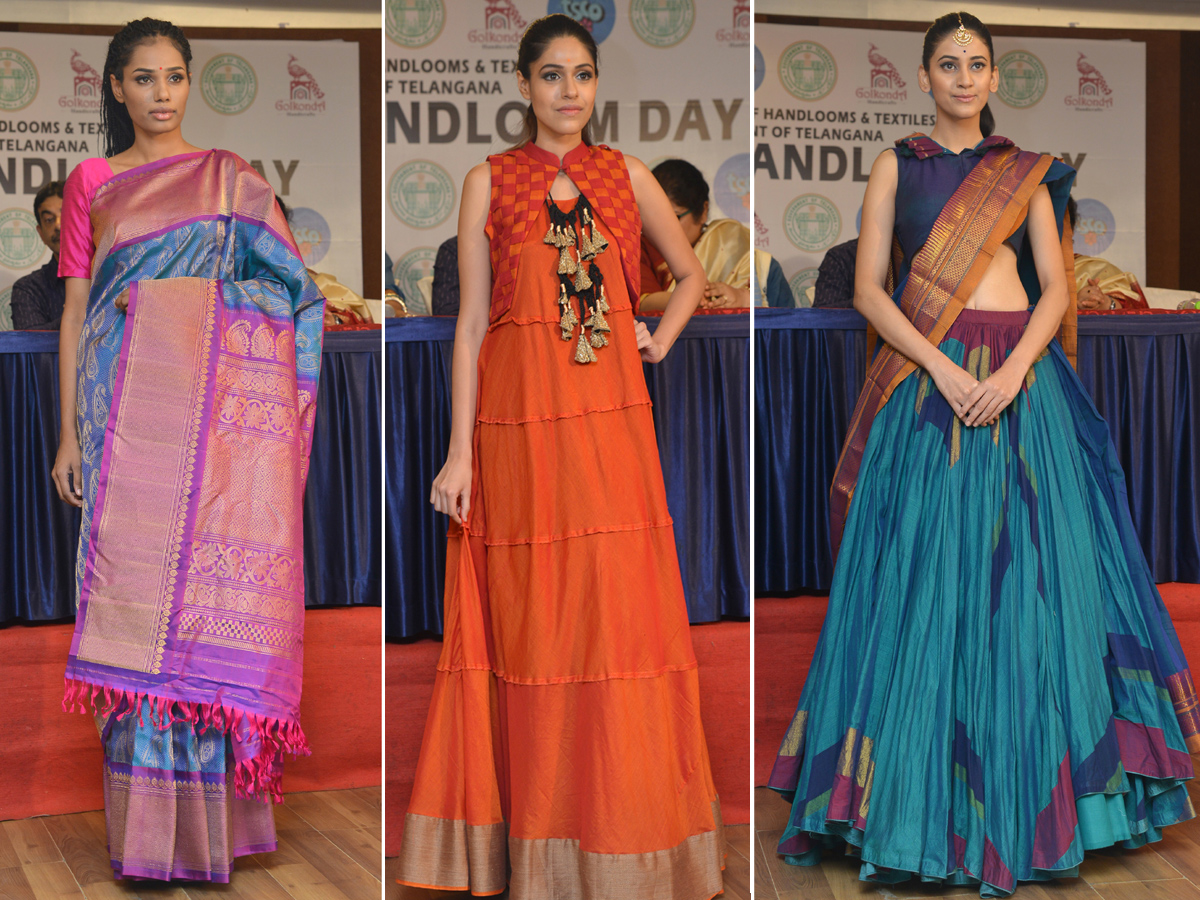 National Handloom Day Celebration in Hyderabad - Sakshi7