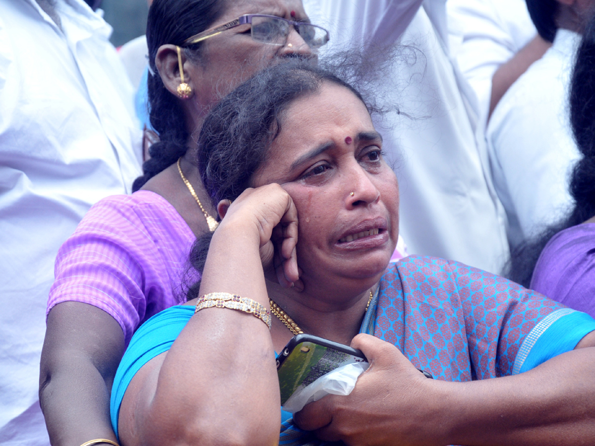  DMK supporters gather outside Kauvery Hospital Photo Gallery - Sakshi14