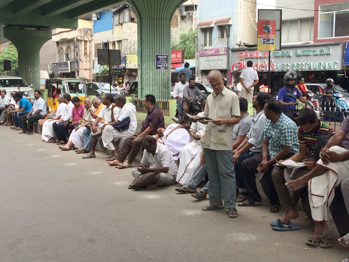  DMK supporters gather outside Kauvery Hospital Photo Gallery - Sakshi12