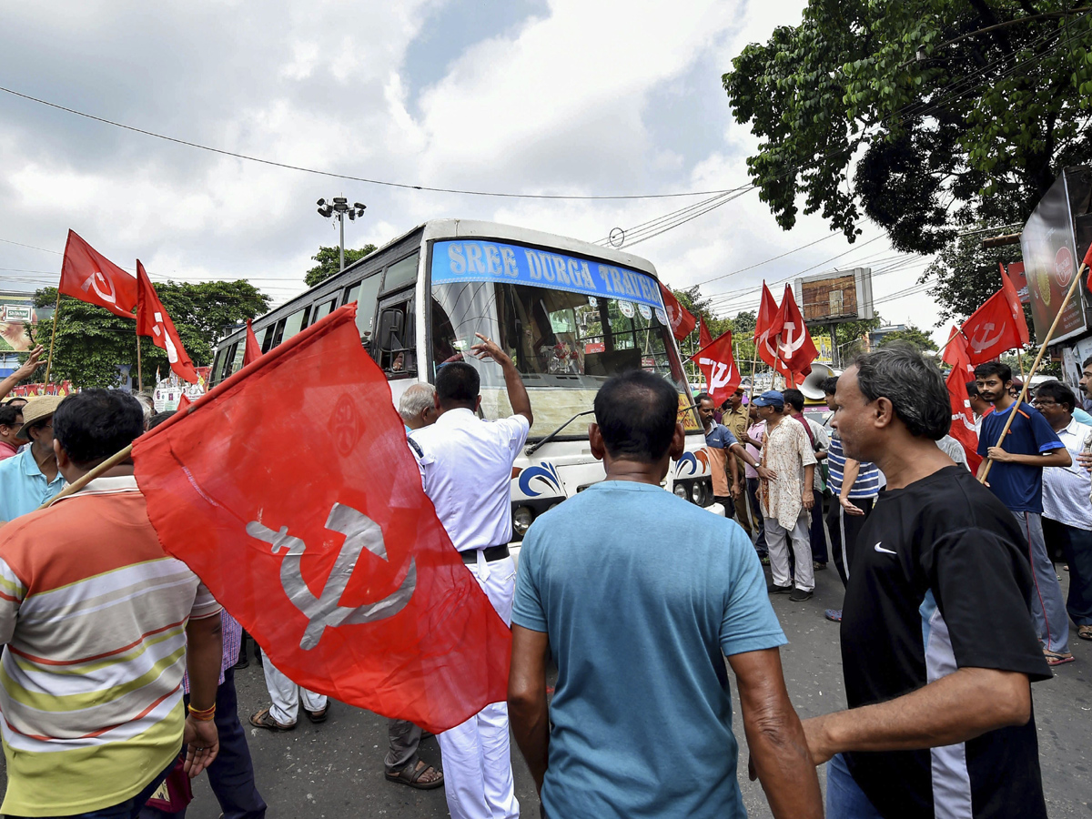 Bharat Bandh Against Fuel Price Hike Photo Gallery - Sakshi32