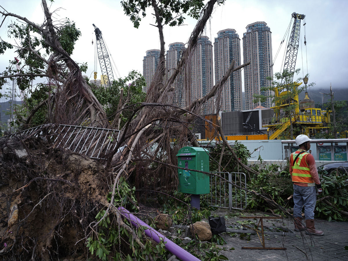 Typhoon Mangkhut hits China Photo Gallery - Sakshi3