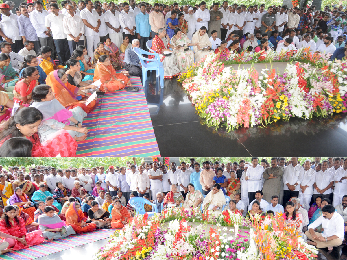  ys rajasekhara reddy family pays tributes ysr ninth death anniversary Photo Gallery - Sakshi11