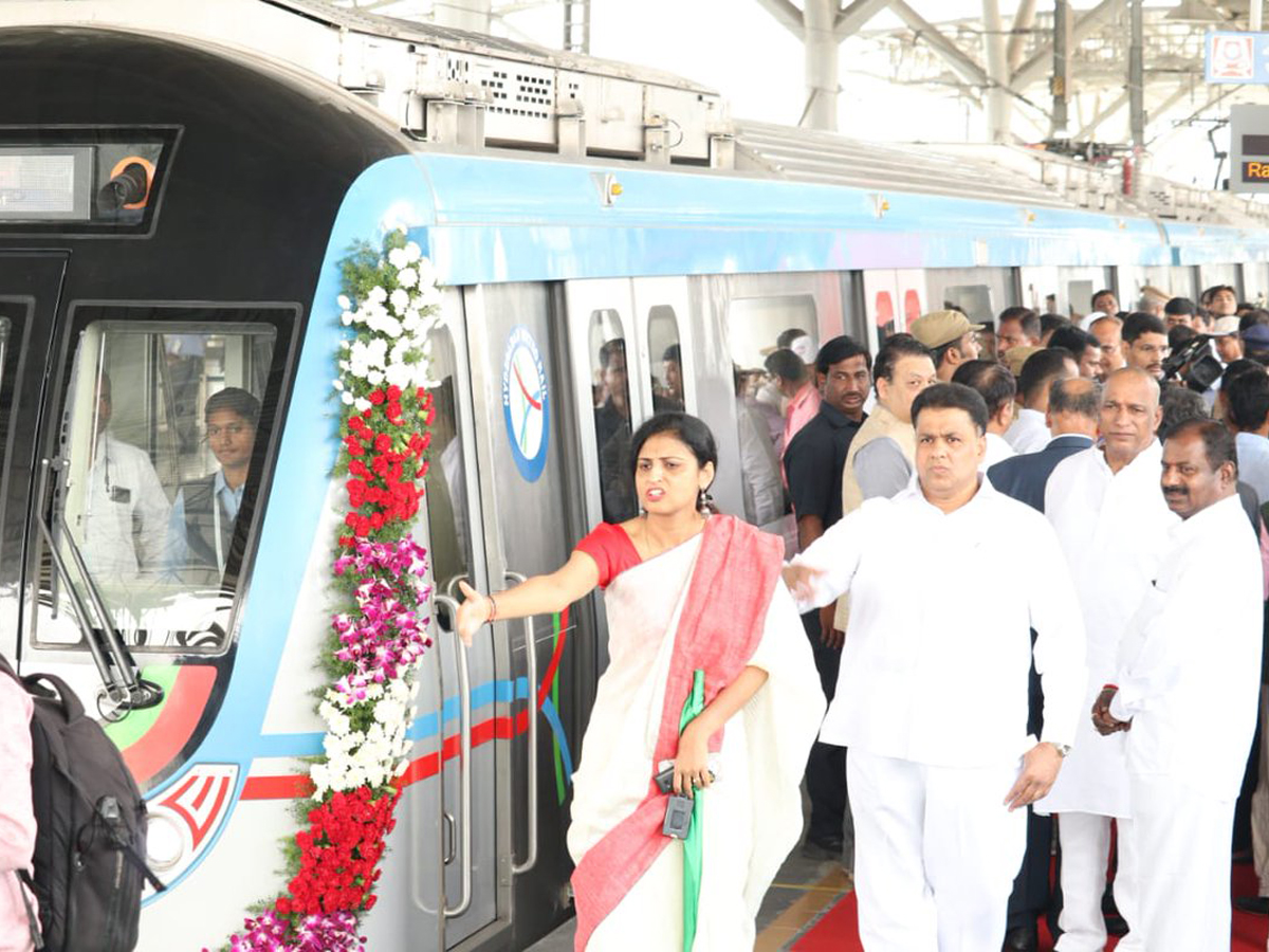 Ameerpet to LB Nagar Metro Rail Opening Photo Gallery - Sakshi8