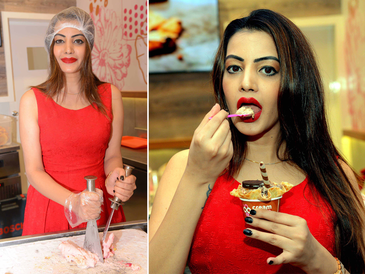 Diksha Panth inaugurates Ice cream parlor at Hyderabad Photo Gallery - Sakshi7