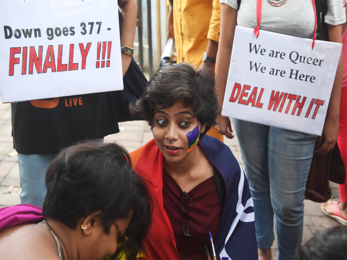 Supreme Court Ends Section 377 Decriminalising Homosexuality Photo Gallery - Sakshi13