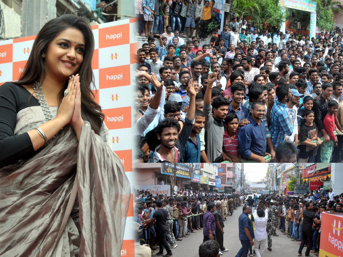 Keerthy Suresh launches Happi Mobile store in Guntur Photo Gallery - Sakshi1