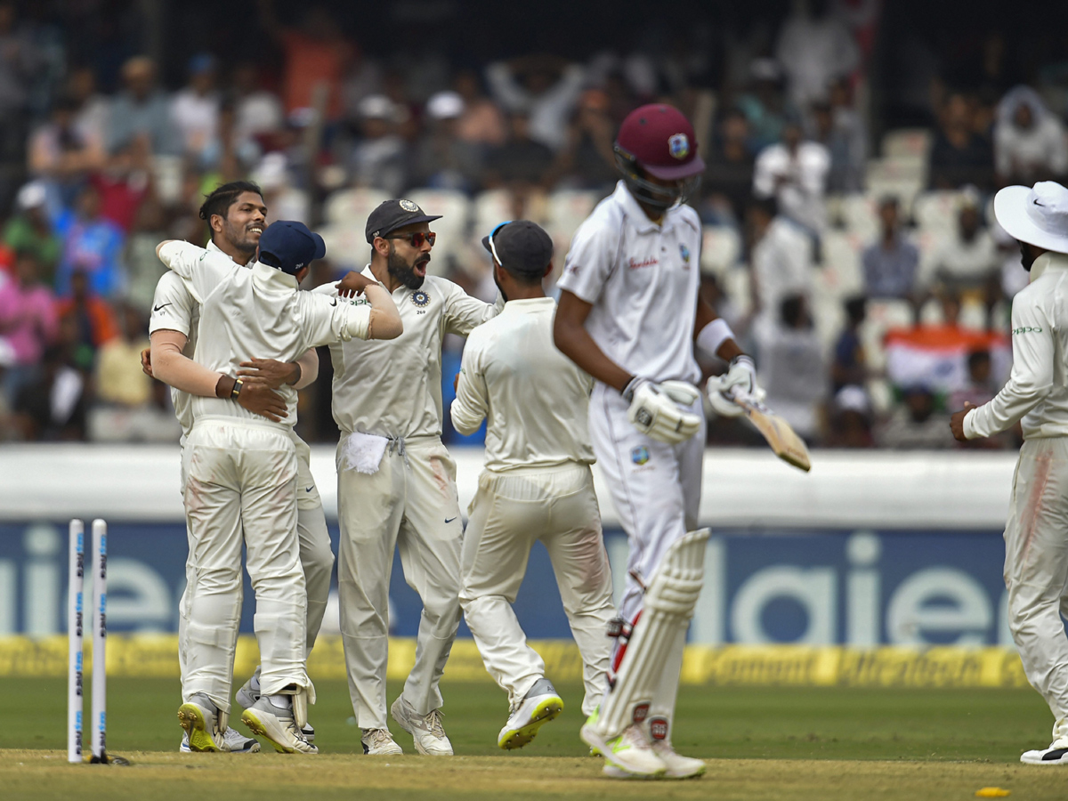 India Beat West Indies By 10 Wickets in Hyderabad Test Photo Gallery - Sakshi10